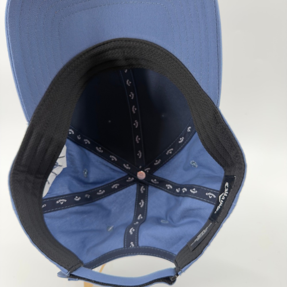 NEW Callaway Golf Cap Blue Embroidered Berkeley Springs‎ C.C. Logo Adjustable - Picture 4 of 6